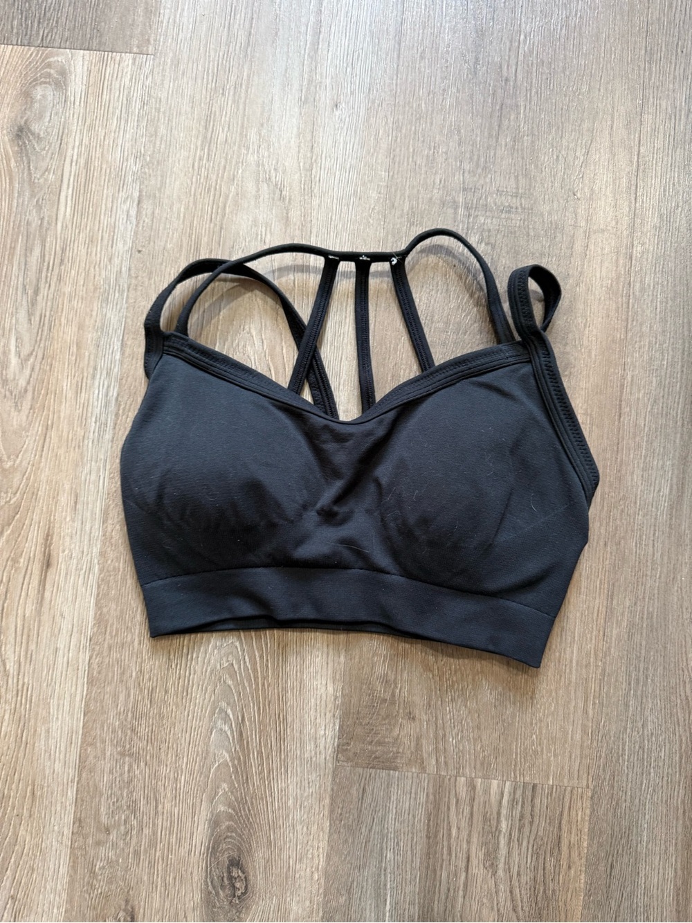 CALIA by Carrie Underwood Black Strappy Bralette